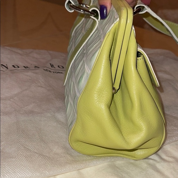 Sondra Roberts Faux Croc 🐊 Shoulder Bag Purse 💚 - Picture 14 of 14